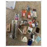 RUB AND BUFF, COMMAND STRIPS, BATTERIES, INCENT