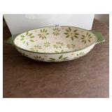 TEMPTATION OVAL DOUBLE HANDLE DISH