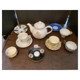 TEAPOT, TEACUPS, ETC.
