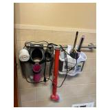 CURLING IRON AND BATHROOM PRODUCT ORGANIZER FITS