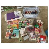 REIKI BOOK, MAGAZINES, HOLIDAY WRAP, CLOTH BASKET