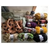 ASSORTMENT OF YARN, HALLOWEEN CAT SHEER