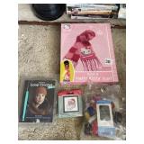 CRAFT KITS, BAG OF SEWING ITEMS