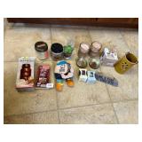 CANDLES, WAX MELTS, CANDLE HOLDER, SIGN THAT SAYS