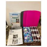 TWO NEW INSULATED SHOPPING TOTES, PURSE POUCH FOR