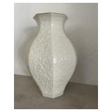 LENOX EMBOSSED OCTAGONAL VASE