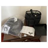 CONAIR MASSAGING NECK PILLOW, CADDY ORGANIZER,