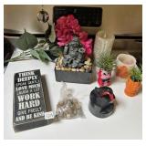 KIND VERSE, BUDDHA, BATTERY CANDLE, TOOTHPICK