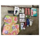 PEDOMETER, HAND WEIGHTS, COSMETICS AND COSMETIC
