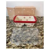 NIB CHRISTMAS TEMPTATIONS MINI LOAF PAN WITH LID