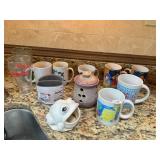 COFFEE MUGS, SPONGE HOLDER FROG