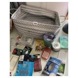 GRAY/WHITE BASKET, NEW TRAVEL CUP, CD