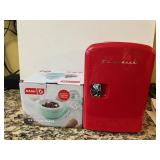DASH MY MUG ICE CREAM MAKER, FRIGIDAIRE DESK SODA
