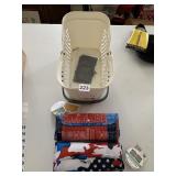 INSULATED MARKET TOTE, BATH CADDY