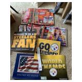MAGAZINES, STEELER SIGNS, ETC.