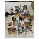 ASSORTED JEWELRY, BEADS ETC.