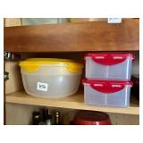 LOCK LID FOOD STORAGE CONTAINERS,