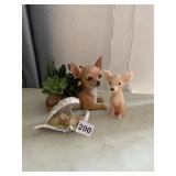 BRADFORD EXCHANGE CHIHUAHUA PLANTER FIGURE,