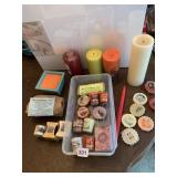 CANDLES TALL AND VOTIVE