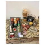YANKEE CANDLE VOTIVES, MINI JAR CANDLES, WAX
