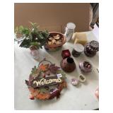 MISTLE TOE YANKEE CANDLE, FALL TIN MINI WREATH,