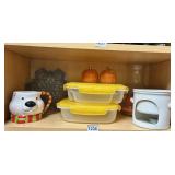 3 SECTION FOOD STORAGE, MUG, GRAVY WARMER