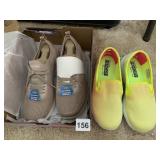 2 PAIRS SKECHERS SZ. 7 MEMORY FORM FIT &