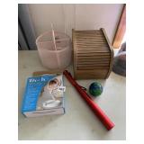 10 X ONE X MAGNIFIER, CD RACK, PEN HOLDER