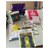 ADULT COLORING BOOKS AND PENCIL SET