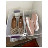SZ 7.5, NICOLE RHINESTONE FLATS, SZ 7 EASY SPIRT