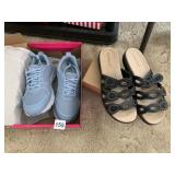 LACE UP RYKA NEW TENNIS SHOES AND BLACK LEATHER