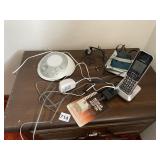 PHONE HANDSET, HO MEDICS SOUND MACHINE,