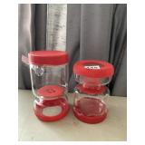 GLASS STORAGE JARS