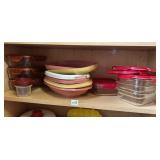 TUPPERWARE, GLASS-FOOD STORAGE PLASTIC FOOD