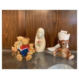 JAPAN BEAR, RELIGOUS STATUE, BOOT