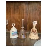 3 BELLS INCLUDING BUTTERFLY