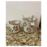 TWO TEMPTATIONS NESTING ICE BUCKETS AND SCOOP