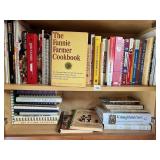 COOKBOOKS INCL. FANNIE FARMER, WEIGHT WATCHERS,