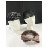 VINTAGE HATS THE FORECAST SEQUIN ETC.