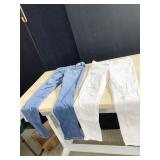 A&F AEROPOSTALE 3-4 SIZE PINK JEANS