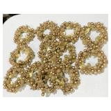 2 SETS ON NAPKIN RINGS