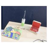 RINGS INCL. 1 SILVER, PIXAR COIN PURSE, LINT