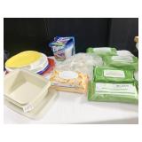 TUPPERWARE AND OTHER FOOD STORAGE, ZIPLOC
