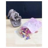 INCENSE BURNER OF A DRAGON WITH CONES