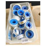 PLUMBERS TAPE LARGE GROUPING .