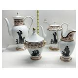MOTTAHEDEH SILHOUETTE COFFEE TEA SET