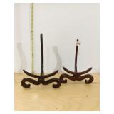 12" OVAL BURLED WOOD FRAME AND OTHER OVAL FRAME