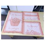 4 FRENCH LINEN TEA TOWELS