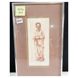 CLOWN II DRAWING 73/250 SIGNED