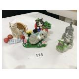 CAT FIGURINES INCLUDING BUSHELS OF FUN LENOX, THE